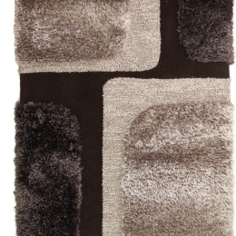 Royal  White Tie Modern Designers Rug 002 Wenge 160 x 230