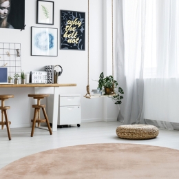 Χαλί Rabbit 100 Cream 160 Round Arte Espina 162X162cm Round