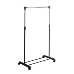 Καλόγερος - Κρεμάστρα 788774 81x42x91-160cm Black Ankor Μέταλλο