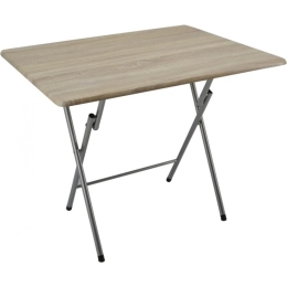 Τραπέζι Πτυσσόμενο 774340 80x50x70 Oak Ankor Μέταλλο,Ξύλο