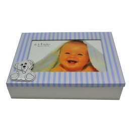Κορνίζα - Κουτάκι Παιδική 10x15 Light Blue Ankor Ξύλο