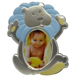 Κορνίζα Παιδική 769407 9x13 Light Blue-Yellow Ankor Μέταλλο,Γυαλί
