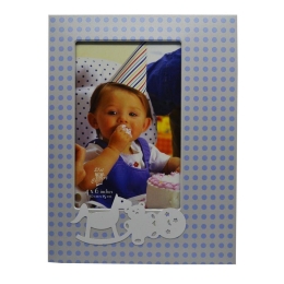 Κορνίζα Παιδική YT-AT63-4 10x15 White-Light Blue Ankor Αλουμίνιο
