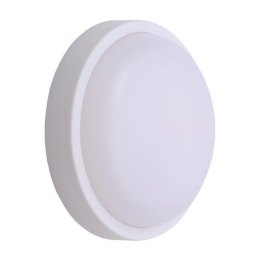 ΦΩΤΙΣΤΙΚΟ ΤΟΙΧΟΥ ΣΤΡΟΓΓΥΛΟ LED 12W Φ170x50 4000K IP54 ΛΕΥΚΟ EUROLAMP 145-20014