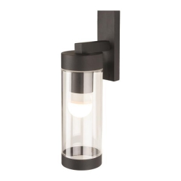 ΑΠΛΙΚΑ ΤΟΙΧΟΥ ΜΕΤΑΛΛΙΚΗ E27 76x130x291 IP44 ΜΑΥΡΗ EUROLAMP 145-20601