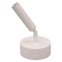 ΣΠΟΤ ΕΞΩΤΕΡΙΚΟ ΚΙΝΗΤΟ ARISTON 2 3W LED 3000K ΛΕΥΚΟ EUROLAMP 145-25212