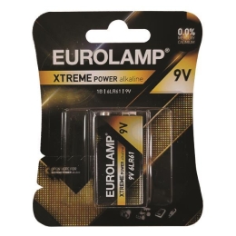 ΜΠΑΤΑΡΙΑ ΑΛΚΑΛΙΚΗ EXTREME POWER 9V 6LR61 147-24124 | EUROLAMP
