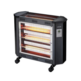 ΘΕΡΜΑΣΤΡΑ ΧΑΛΑΖΙΑ 2400W ΜΑΥΡΗ ΜΕ ΚΟΝΤΡΟΛ  147-29701 | EUROLAMP