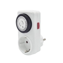 XPONΟΔΙΑΚΟΠTHΣ ΠPIZAΣ 24ΩPEΣ 16A 220-240V ΜΕ ΠΑΙΔΙΚΗ ΠΡΟΣΤΑΣΙΑ - EUROLAMP
