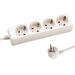 ΠOΛYΠPIZO 4 ΘΕΣΕΩΝ ΜΕ KAΛΩΔIO 3X1,5mm 1,5m ΜΕ ΠΑΙΔΙΚΗ ΠΡΟΣΤΑΣΙΑ - EUROLAMP