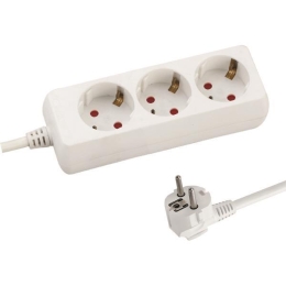 ΠOΛYΠPIZO 3 ΘΕΣΕΩΝ ΜΕ KAΛΩΔIO 3X1,5mm 3m ΜΕ ΠΑΙΔΙΚΗ ΠΡΟΣΤΑΣΙΑ - EUROLAMP