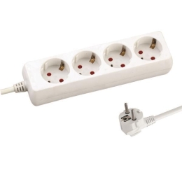 ΠOΛYΠPIZO 4 ΘΕΣΕΩΝ ΜΕ KAΛΩΔIO 3X1,5mm 3m ΜΕ ΠΑΙΔΙΚΗ ΠΡΟΣΤΑΣΙΑ - EUROLAMP