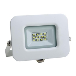 ΠΡΟΒΟΛΕΑΣ LED 10W SMD ΒΑΣΗ 360° ΛΕΥΚΟΣ IP65 3000K PLUS | EUROLAMP