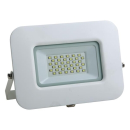 ΠΡΟΒΟΛΕΑΣ LED 30W SMD ΒΑΣΗ 360° ΛΕΥΚΟΣ IP65 3000K PLUS | EUROLAMP