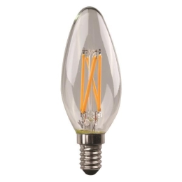 ΛΑΜΠΑ LED ΚΕΡΙ CROSSED FILAMENT 4.5W E14 3000K 220-240V 147-78121 | EUROLAMP