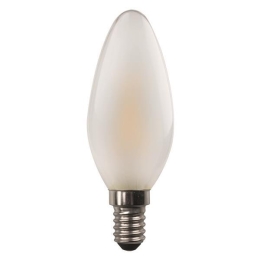 ΛΑΜΠΑ LED ΚΕΡΙ CROSSED FILAMENT 4.5W E14 3000K 220-240V FROST DIMMABLE 147-78172 | EUROLAMP