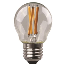 ΛΑΜΠΑ LED ΣΦΑΙΡΙΚΗ CROSSED FILAMENT 6.5W E27 3000K 220-240V 147-78262 | EUROLAMP
