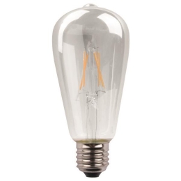 ΛΑΜΠΑ LED ST64 CROSSED FILAMENT 11W E27 6500K 220-240V DIMMABLE CLEAR 147-78480 | EUROLAMP