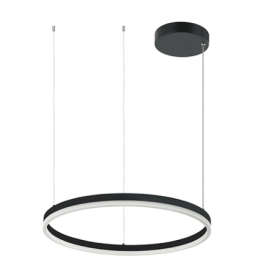 ΚΡΕΜΑΣΤΟ ΦΩΤΙΣΤΙΚΟ ΟΡΟΦΗΣ LED DIMMABLE ΑΛΟΥΜΙΝΙΟΥ ΜΑΥΡΟ Ø60 20260 | ZAMBELIS LIGHTS