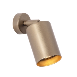 ΑΠΛΙΚΑ ΦΩΤΙΣΤΙΚΟ ΤΟΙΧΟΥ ΜΠΡΟΝΖΕ GU10 25W 22187 | ZAMBELIS LIGHTS