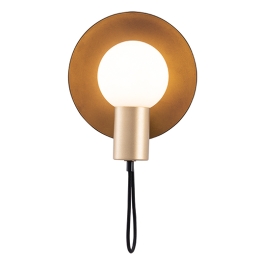 ΑΠΛΙΚΑ ΦΩΤΙΣΤΙΚΟ ΤΟΙΧΟΥ LED G9 9W ΧΡΥΣΟ ΜΠΡΟΝΖΕ 22189 | ZAMBELIS LIGHTS