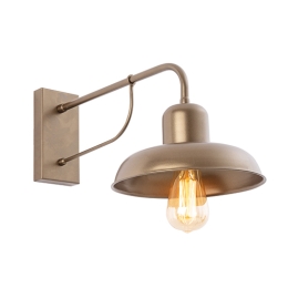 ΑΠΛΙΚΑ ΦΩΤΙΣΤΙΚΟ ΤΟΙΧΟΥ Ε27 40W ΜΠΡΟΝΖΕ 22190 | ZAMBELIS LIGHTS
