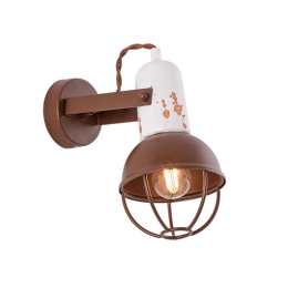 ΑΠΛΙΚΑ ΦΩΤΙΣΤΙΚΟ ΤΟΙΧΟΥ Ε27 40W ΑΠΟ ΛΕΥΚΟ ΠΗΛΟ 22193 | ZAMBELIS LIGHTS
