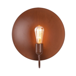 ΑΠΛΙΚΑ ΦΩΤΙΣΤΙΚΟ ΤΟΙΧΟΥ LED E27 40W ΚΑΦΕ CORTEN 22194 | ZAMBELIS LIGHTS