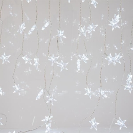 ΒΡΟΧΗ 90 LED 5mm ΔΙΑΦΑΝΟ ΚΑΛΩΔΙΟ ΛΕΥΚΟ LED IP44 | MAGIC CHRISTMAS