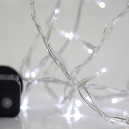 ΣΕΙΡΑ 240 LED 3MM AΝΑ 5CM 31V ΜΕ ΠΡΟΓΡΑΜΜΑ ΔΙΑΦΑΝΟ ΚΑΛΩΔΙΟ ΨΥΧΡΟ ΛΕΥΚΟ LED ΙΡ44 - 600-11580 | MAGIC CHRISTMAS