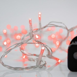 ΣΕΙΡΑ 240 LED 3MM AΝΑ 5CM 31V ΜΕ ΠΡΟΓΡΑΜΜΑ ΔΙΑΦΑΝΟ ΚΑΛΩΔΙΟ ΚΟΚΚΙΝΟ LED ΙΡ44 - 600-11583 | MAGIC CHRISTMAS