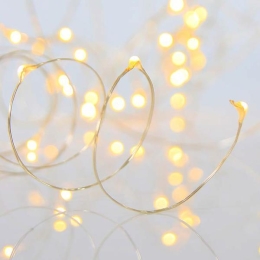 ΣΕΙΡΑ 200 MINI LED ΣΤΑΘΕΡΟ ΜΕ ΜΕΤΑΣΧΗΜΑΤΙΣΤΗ ΠΡΟΕΚΤΑΣΗ ΠΑΡΟΧΗΣ 500cm DAYLIGHT LED ΙΡ44 | MAGIC CHRISTMAS