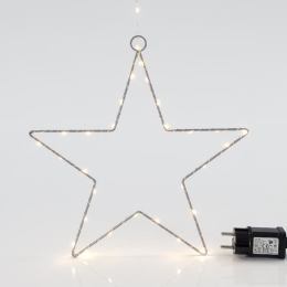 ΑΣΗΜΙ ΑΣΤΕΡΙ ΦΩΤΙΖΟΜΕΝΟ 30cm 45 MINI ΘΕΡΜΟ LED IP44 600-22416 | MAGIC CHRISTMAS 