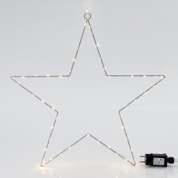 ΑΣΗΜΙ ΑΣΤΕΡΙ ΦΩΤΙΖΟΜΕΝΟ 50CM 65MINI ΘΕΡΜΟ ΛΕΥΚΟ LED IP44 600-22418 |  MAGIC CHRISTMAS
