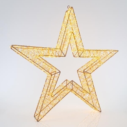 ΑΣΤΕΡΙ ΦΩΤΙΖΟΜΕΝΟ 4800 ΘΕΡΜΑ LED 70cm IP44 600-22435 | MAGIC CHRISTMAS