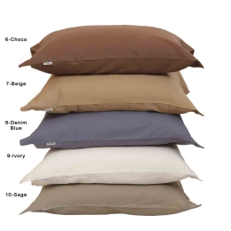 Σεντόνι Deluxe Choco Anna Riska Υπέρδιπλο 240x270cm Χωρίς Λάστιχο 100% Βαμβακοσατέν