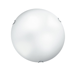 Πλαφονιέρα Oblo White 8031435611228 Μέταλλο,Γυαλί
