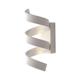 Φωτιστικό Τοίχου Led-Helix-AP3 Bco White Luce Ambiente Design Αλουμίνιο