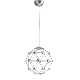 Φωτιστικό Οροφής Moles LED-MOLES-S35 Chrome Μέταλλο