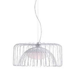 Φωτιστικό Οροφής Cougar LED-COUGAR-BCO White Μέταλλο