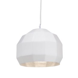 Φωτιστικό Οροφής Avantgarde V35077WS White-Silver Μέταλλο