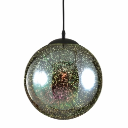 Φωτιστικό Οροφής Avantgarde AD804230 Black Μέταλλο,Γυαλί