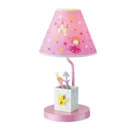 Φωτιστικό Επιτραπέζιο Princess MT120241 Pink Μέταλλο,Ύφασμα