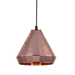 Φωτιστικό Οροφής Style KS174622PC Bronze Μέταλλο,Γυαλί