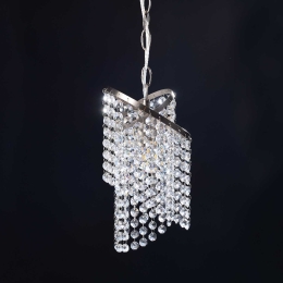Φωτιστικό Οροφής Textile & Crystal DLA12271 Clear Κρύσταλλο,Μέταλλο