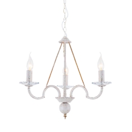 Φωτιστικό Οροφής Elegant DL9363PWG White Κρύσταλλο,Μέταλλο