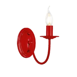 Φωτιστικό Τοίχου Elegant DL9311WR Red Μέταλλο