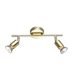 Φωτιστικό Οροφής Spot Luminaires MC634PB2 Gold Μέταλλο
