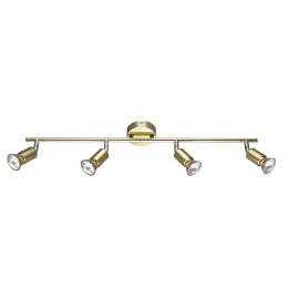 Φωτιστικό Οροφής Spot Luminaires MC634PB4 Gold Μέταλλο