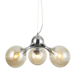 Φωτιστικό Οροφής Avantgarde OYD60703AM Amber Μέταλλο,Γυαλί